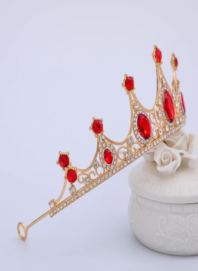 FORSEVEN Crystal Tiaras Birthday Crown for Women Wedding Rhinestones Princess Party Headbands Hair Accessories for Women Halloween Decorations Headband - Image 2